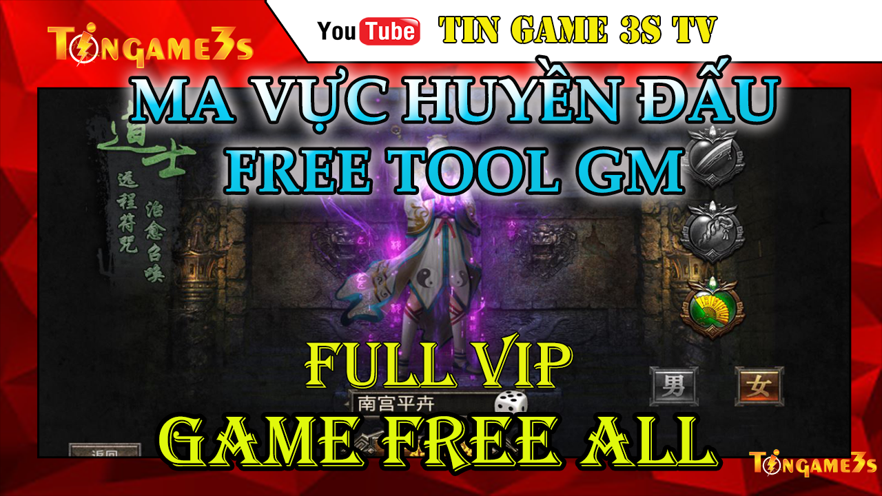 Game Mobile Free ALL | Ma Vực Huyền Đấu Free Tool GM | Free Vip | Game Mobile Private