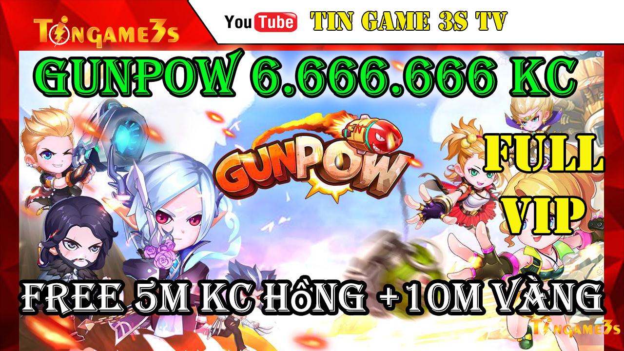 Game Mobile Private|Game Gunpow TOOL GM Free FULL VIP 6.666.666KC Xanh|5M KC Hồng 10M Vàng| APK & IOS
