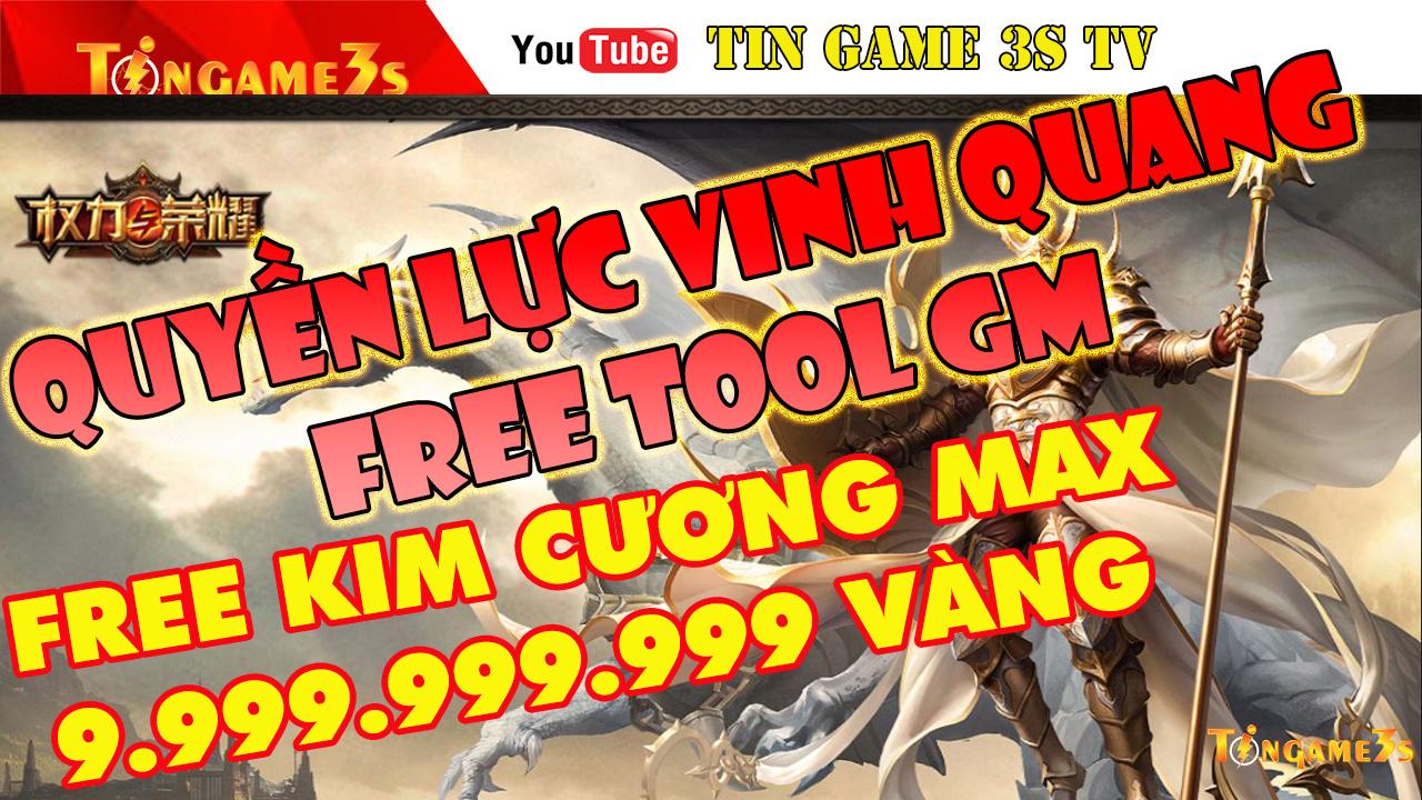 Game Mobile Private| Quyền Lực Vinh Quang Free Tool GM Free Max Kim Cương + 9 Tỷ Vàng| Game Private 2020