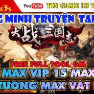 Game Mobile Private| Khổng Minh Truyện Sohagame China Free ALL Tool GM Max ALL VIP KNB|2020
