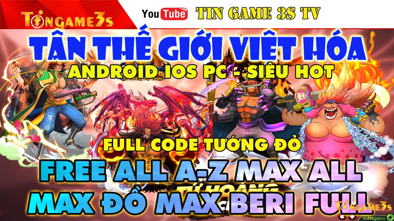 Game Mobile Private| Tân Thế Giới Hải Tặc Bóng Đêm Việt Hóa APK IOS PC Free ALL Max Code| 2020