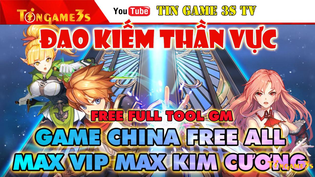 Game Mobile Private| Đao Kiếm Thần Vực Free Full ALL Tool GM Max VIP Max Kim Cương APK PC| 2020