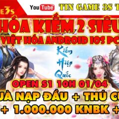 Game Mobile Private| Đào Hoa Kiếm 2 Việt Hóa IOS Android Free VIP6 2200000KNB + Nạp đầu|Tingame3s