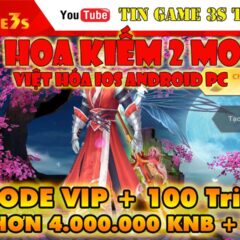 Game Mobile Private|Đào Hoa Kiếm 2 Việt Hóa IOS Android Free VIP6 100Triệu EXP 4M KNB+KNBK|Tingame3s