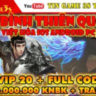 Game Mobile Private|Thái Bình Thiên Quốc Việt Hóa Android IOS Free VIP 20 + 20Tr KNBK 2021|Tingame3s